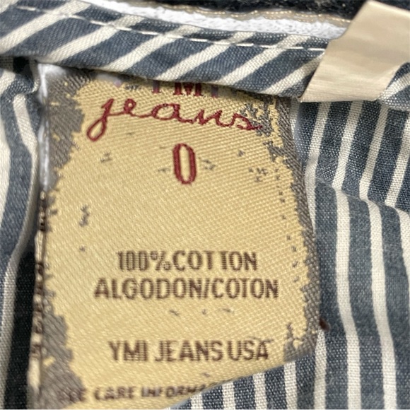 YMI Women's Distressed Jean Shorts - Dark Blue - Picture 7 of 11